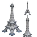 model 3D Wieża Eiffla
