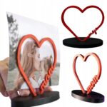 personalizowana ramka serce – prezent na Walentynki
