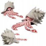 krab pustelnik w muszli figurka 3d