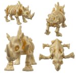 figurka szkielet nosorożca 3D kolekcjonerska