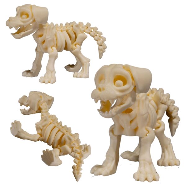 ozdobny model szkieletu psa na biurko