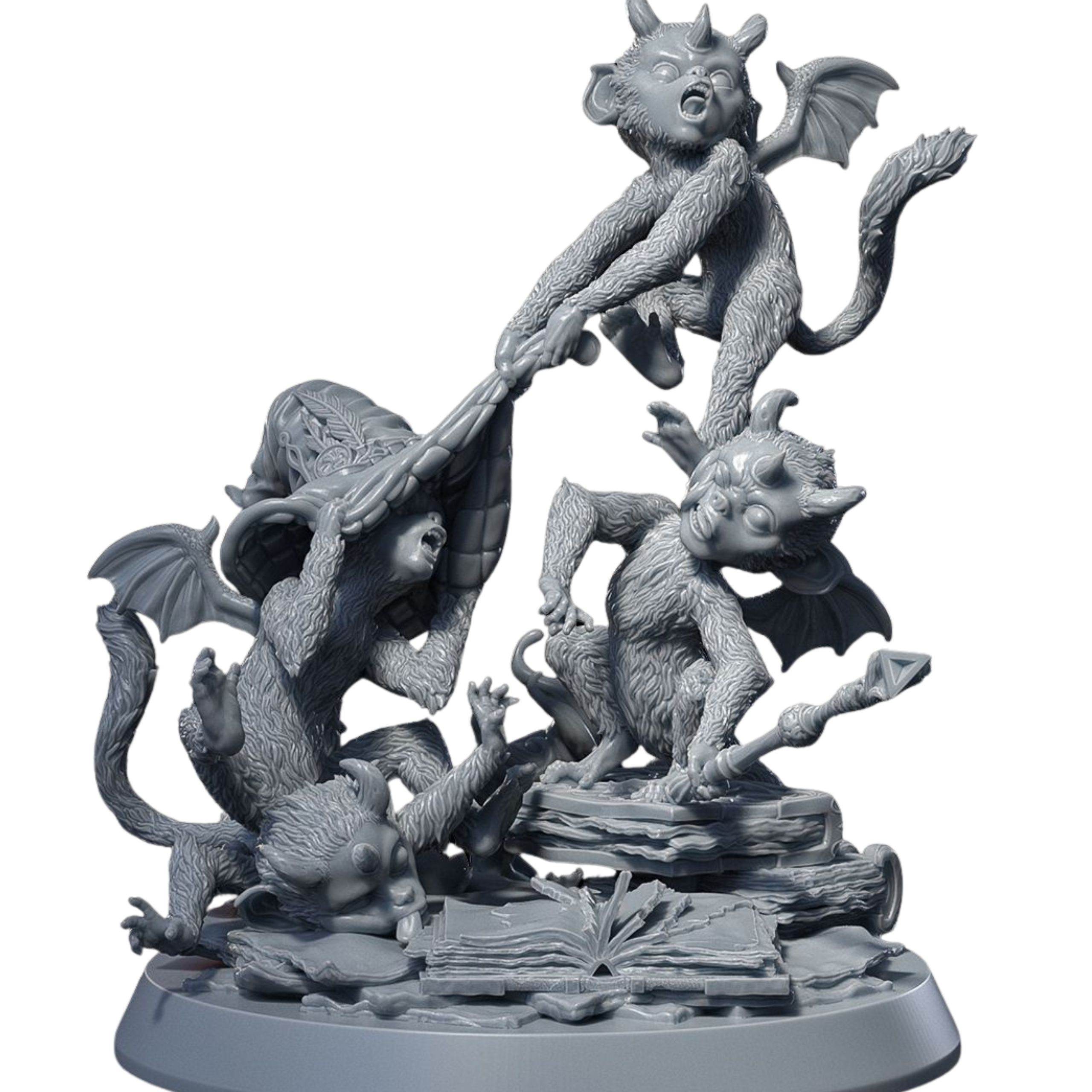 1 miniatura fantasy Monkling do malowania