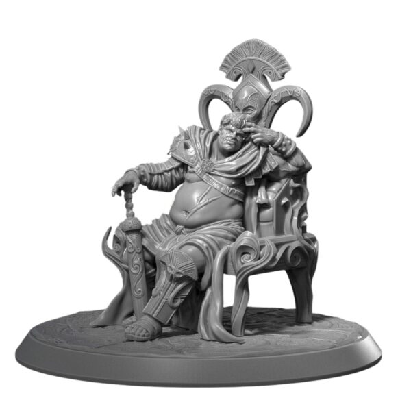 cesarz fantasy na tronie figurka RPG