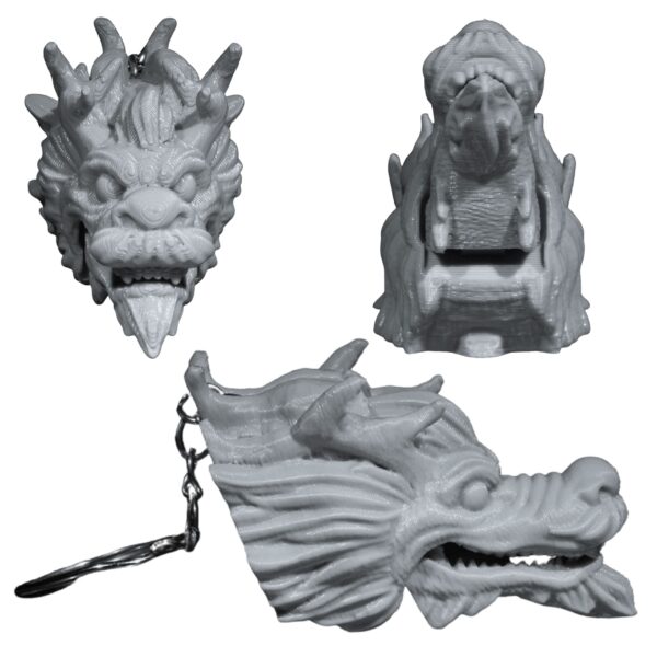brelok smok orientalny 3D kolekcjonerski