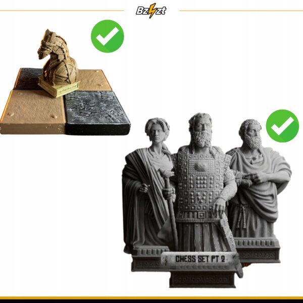 9 Szachy Sparta Greek – figurki antyczne inspirowane mitologią grecką