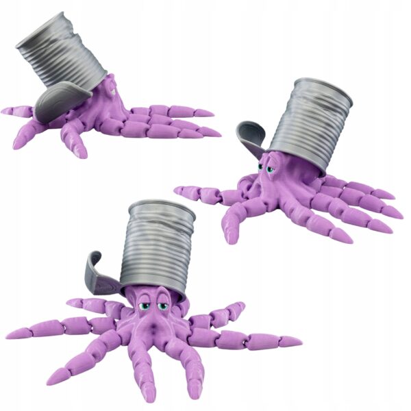 afbe93aa486382e6175708f75d6e ruchoma figurka ośmiornicy z puszką