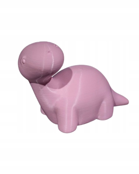 różowy model dinozaura dekoracja