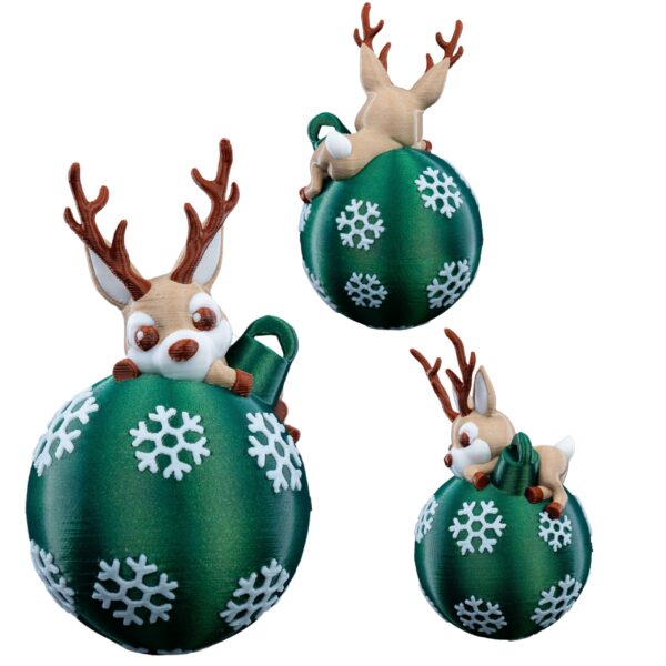 świąteczna ozdoba na choinkę renifer