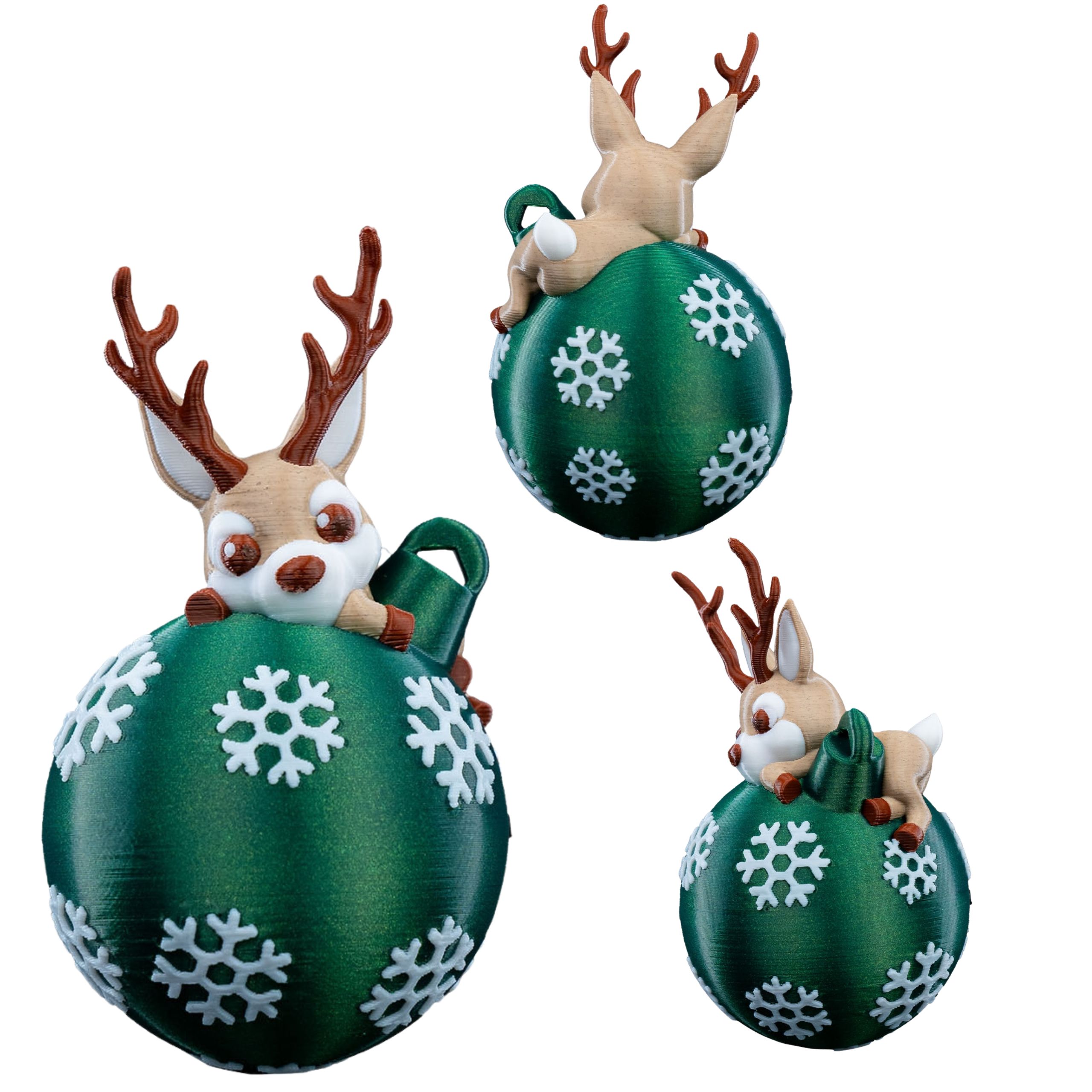 1 świąteczna ozdoba na choinkę renifer