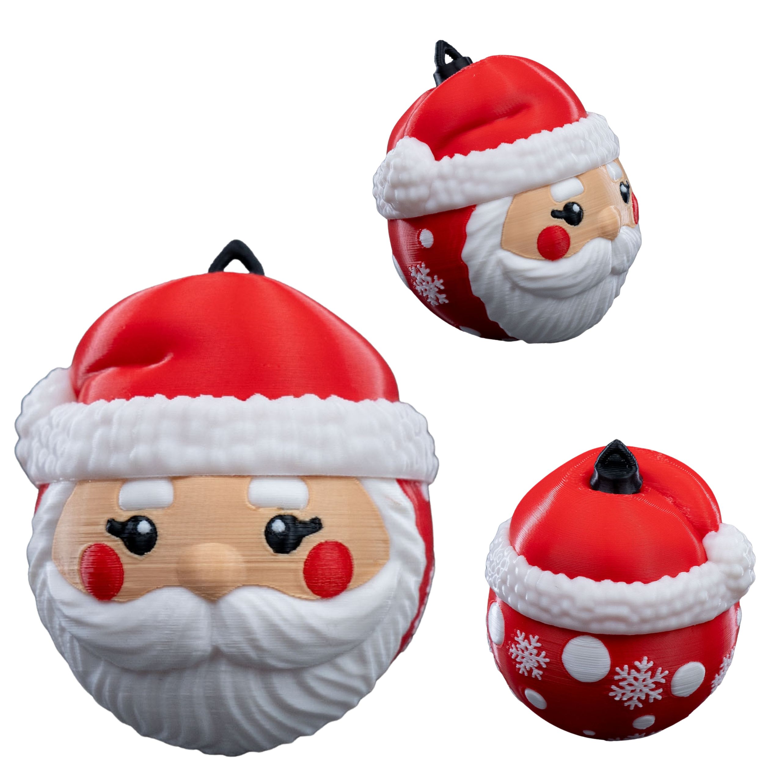 1 bombka święty mikołaj