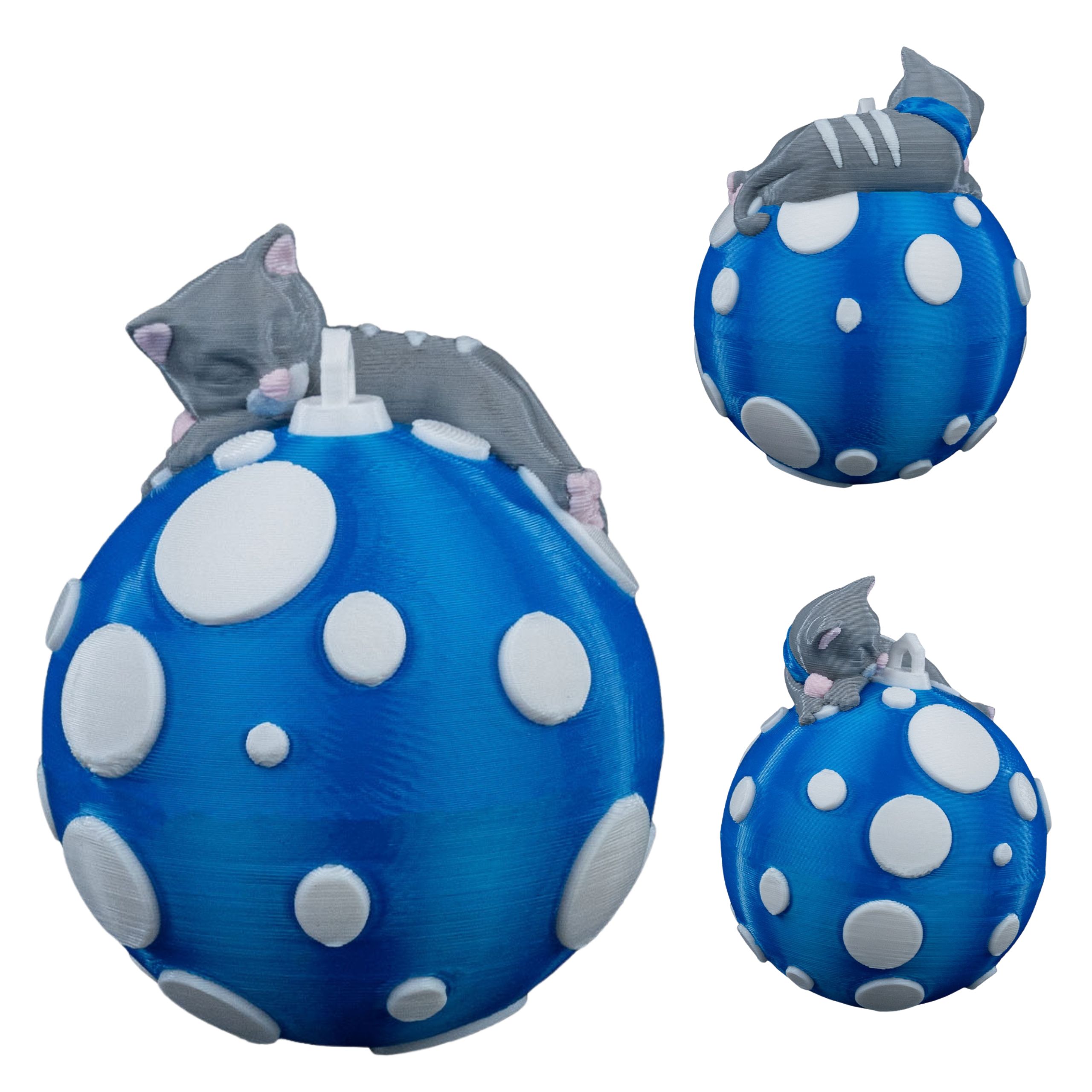 1 bombka koci bąbelek