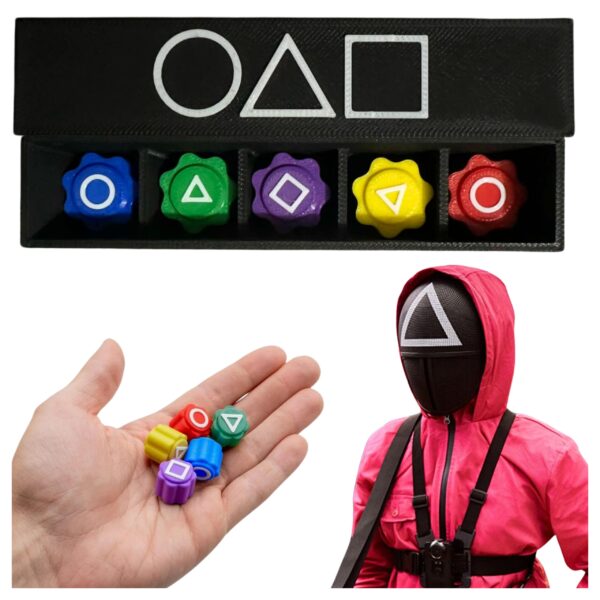 zestaw gonggi squid game z etui
