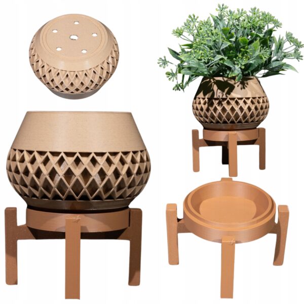 nowoczesna donica ozdobna do wnętrz