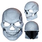 halloweenowa maska czaszka 3D