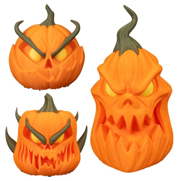ozdoba halloweenowa dynia potwór
