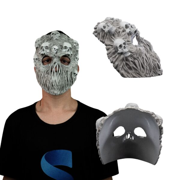 halloweenowa maska dusze