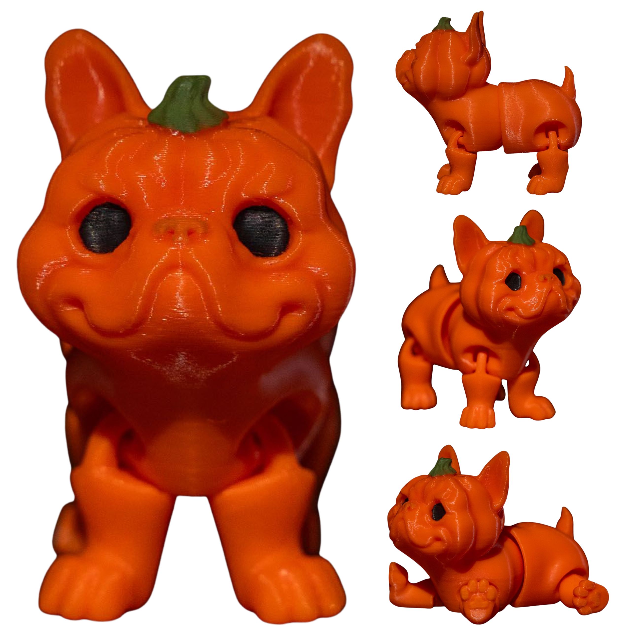 1 pies dynia halloween figurka dekoracyjna