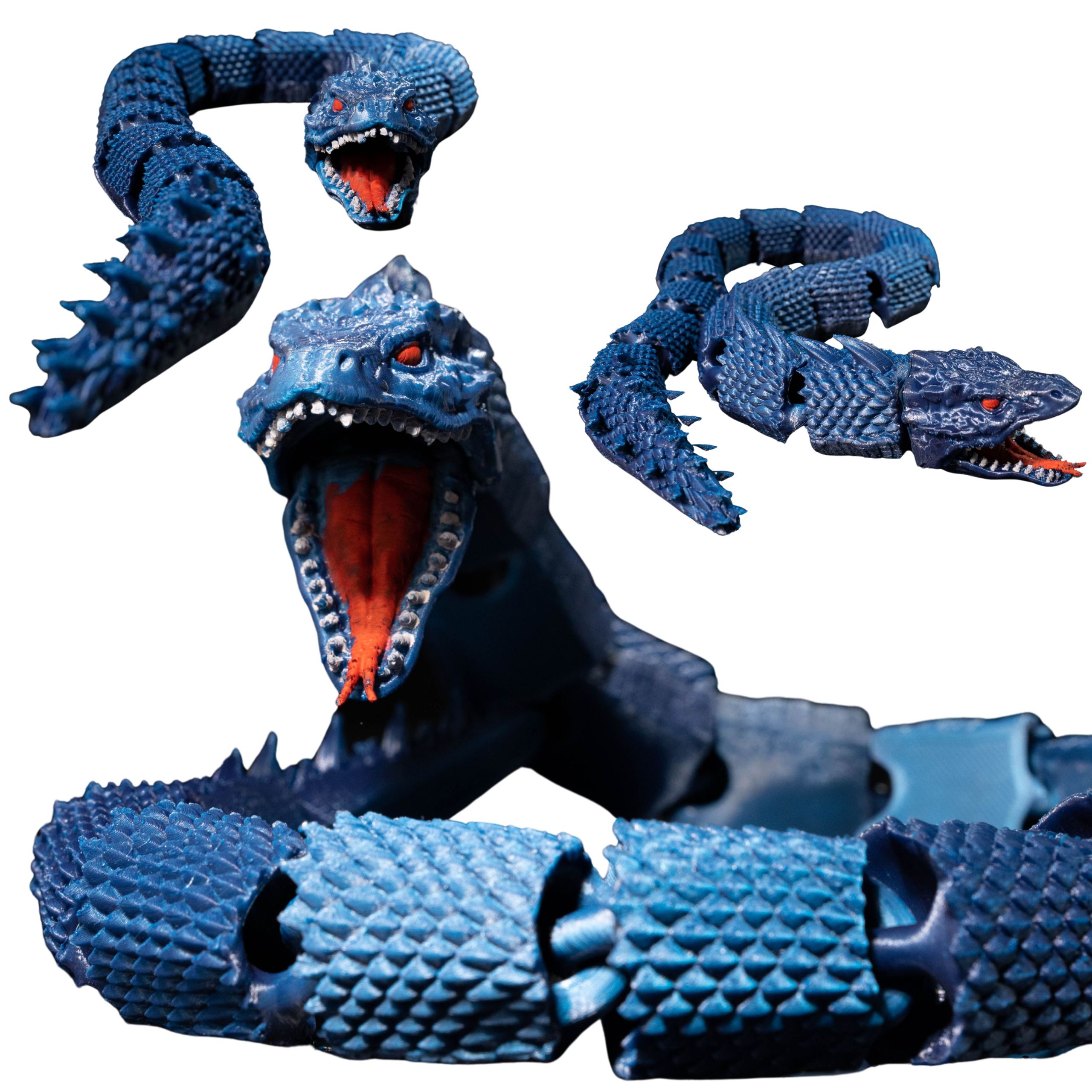 1 smok wąż figurka halloweenowa