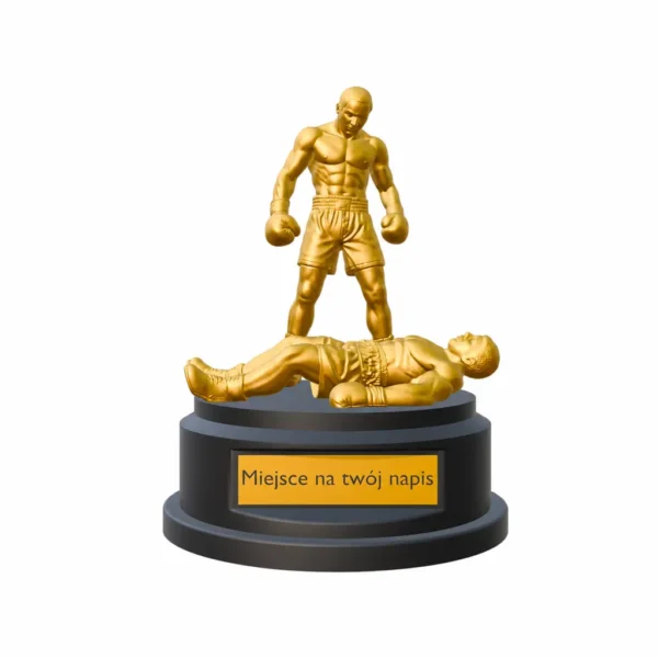 Statuetka kickboxing z personalizacją – zwycięstwo