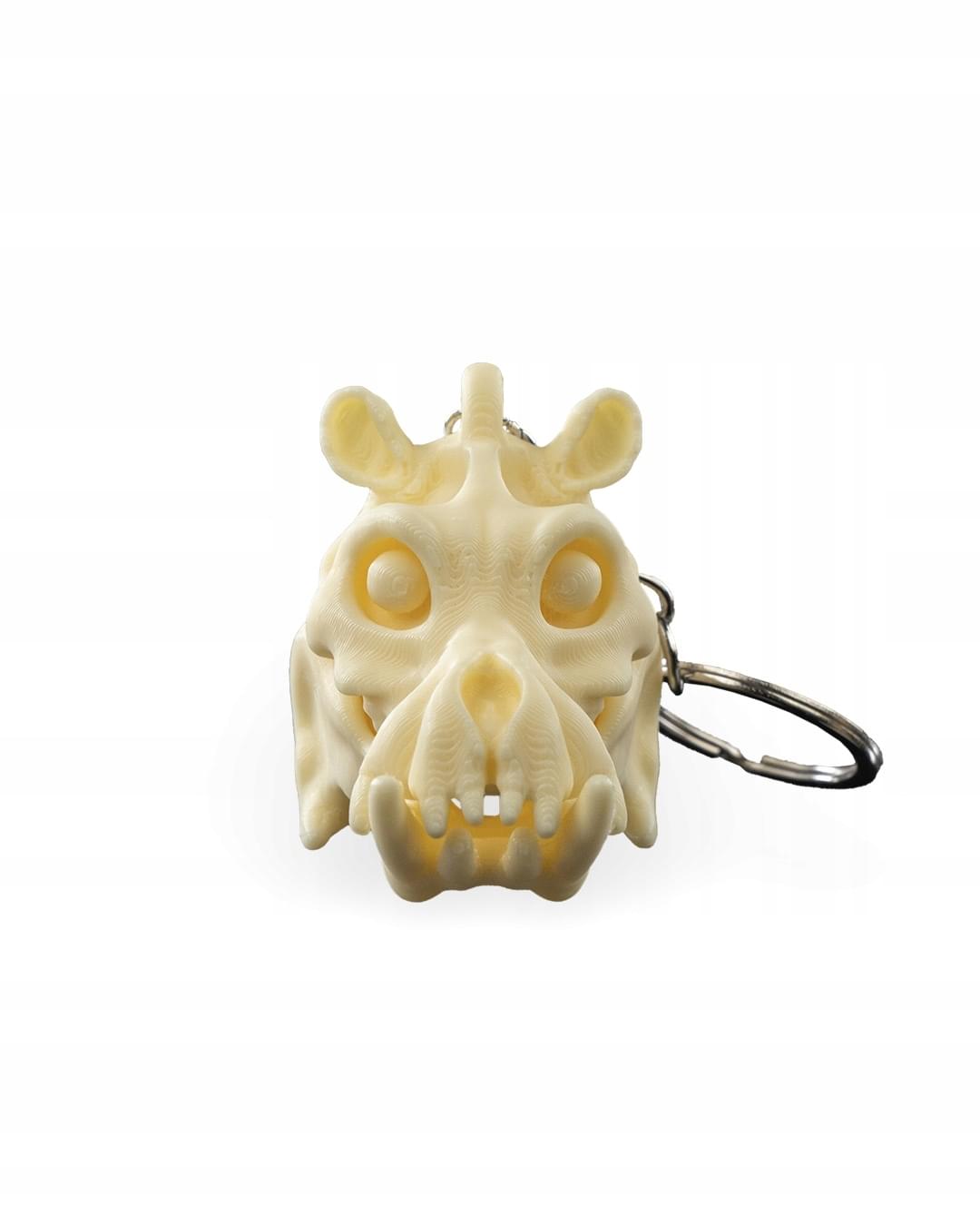 1 ozdobny brelok hipopotam szkielet fantasy