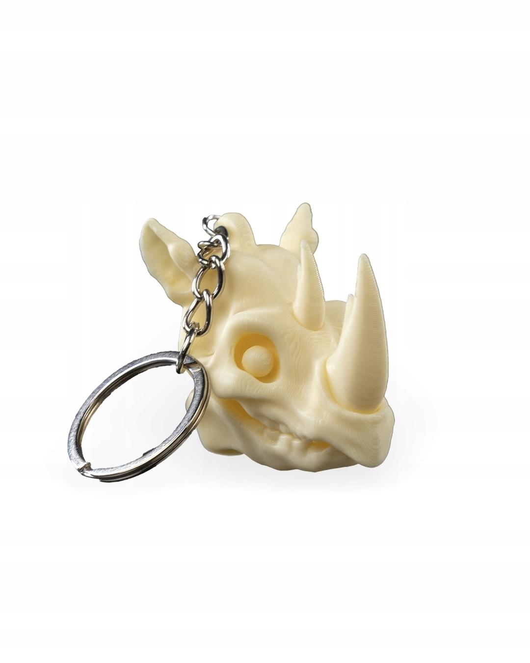 1 ozdobny brelok nosorożec szkielet fantasy