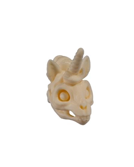 1 ozdobny brelok jednorożec czaszka fantasy