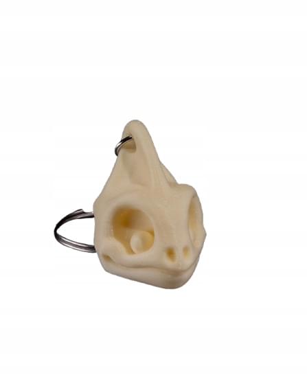 1 ozdobny brelok kameleon szkielet fantasy